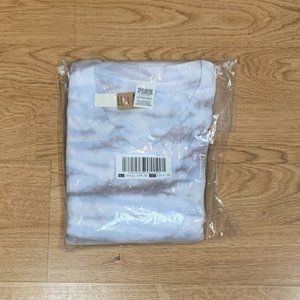 Victoria's Secret PINK Varsity Beach Terry V-Neck XS Pullover Top Tie Dye NWT